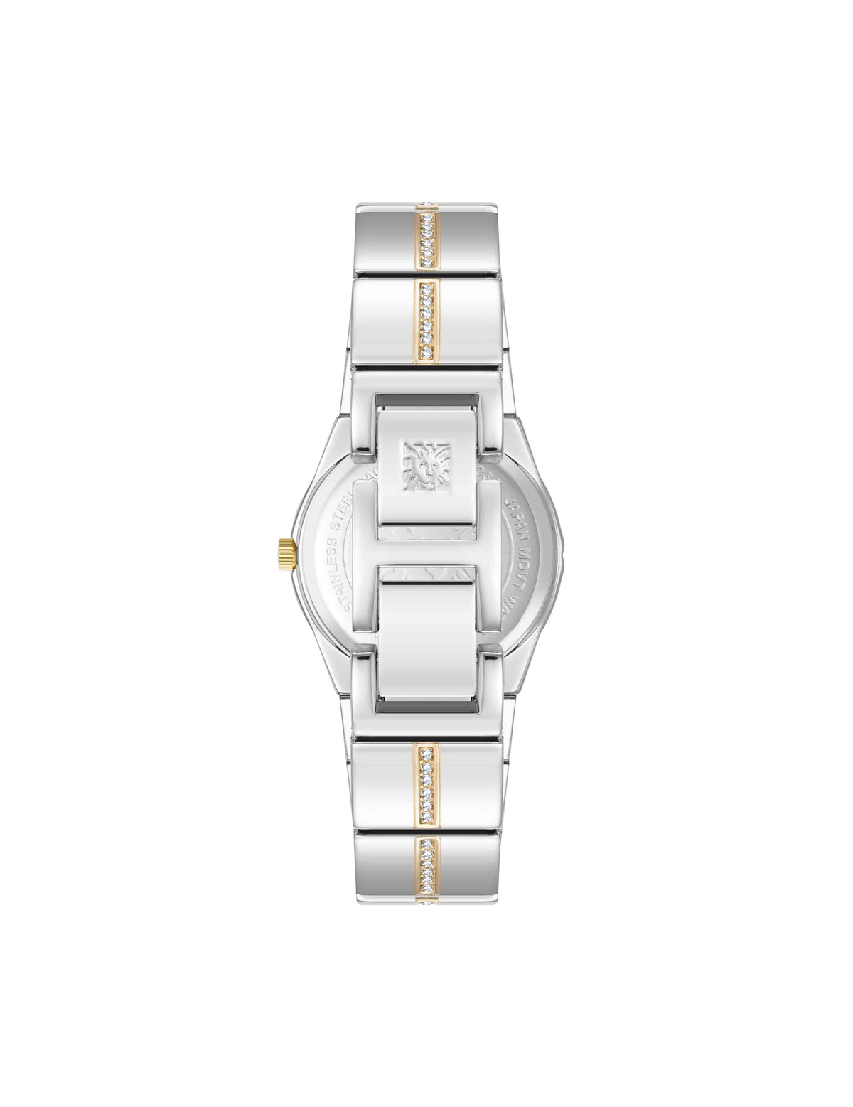 Anne Klein  Faceted Crystal Bezel Watch