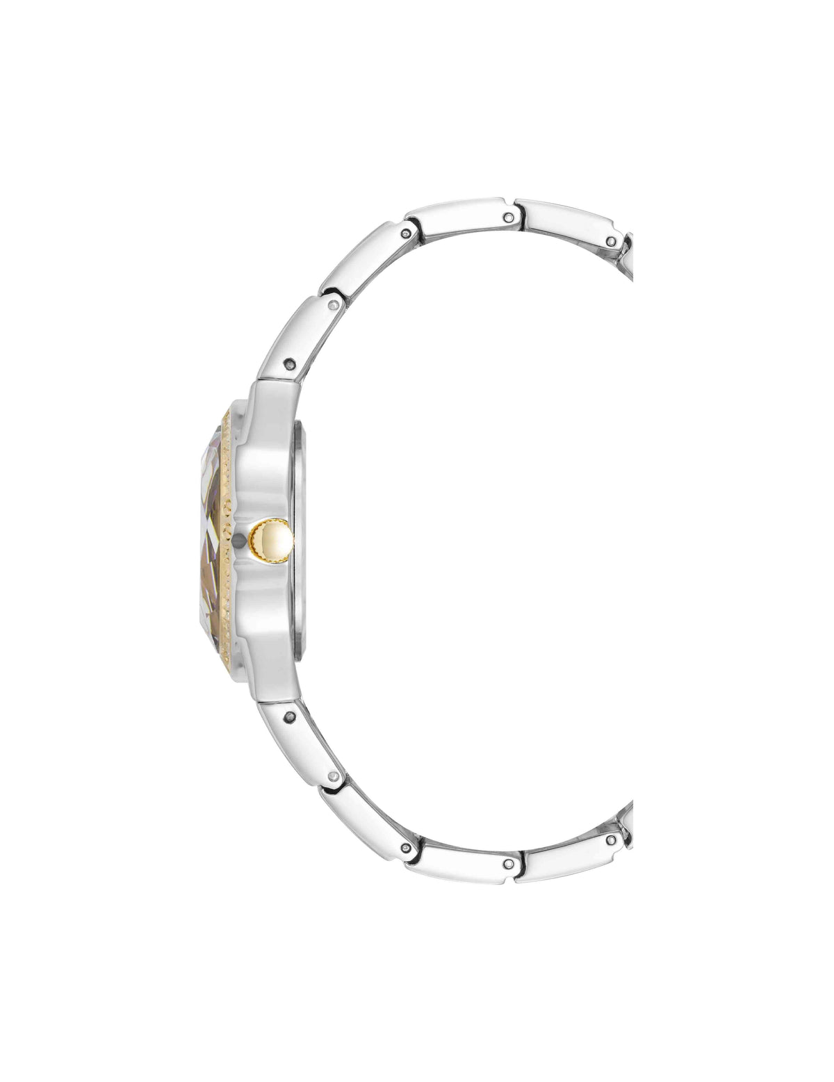 Anne Klein  Faceted Crystal Bezel Watch