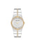 Anne Klein Two-Tone Faceted Crystal Bezel Watch