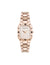 Anne Klein Rose Gold-Tone Roman Numeral Bezel Watch