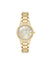 Anne Klein Gold-Tone Premium Crystal Bezel Watch