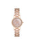 Anne Klein Rose Gold-Tone Premium Crystal Bezel Watch