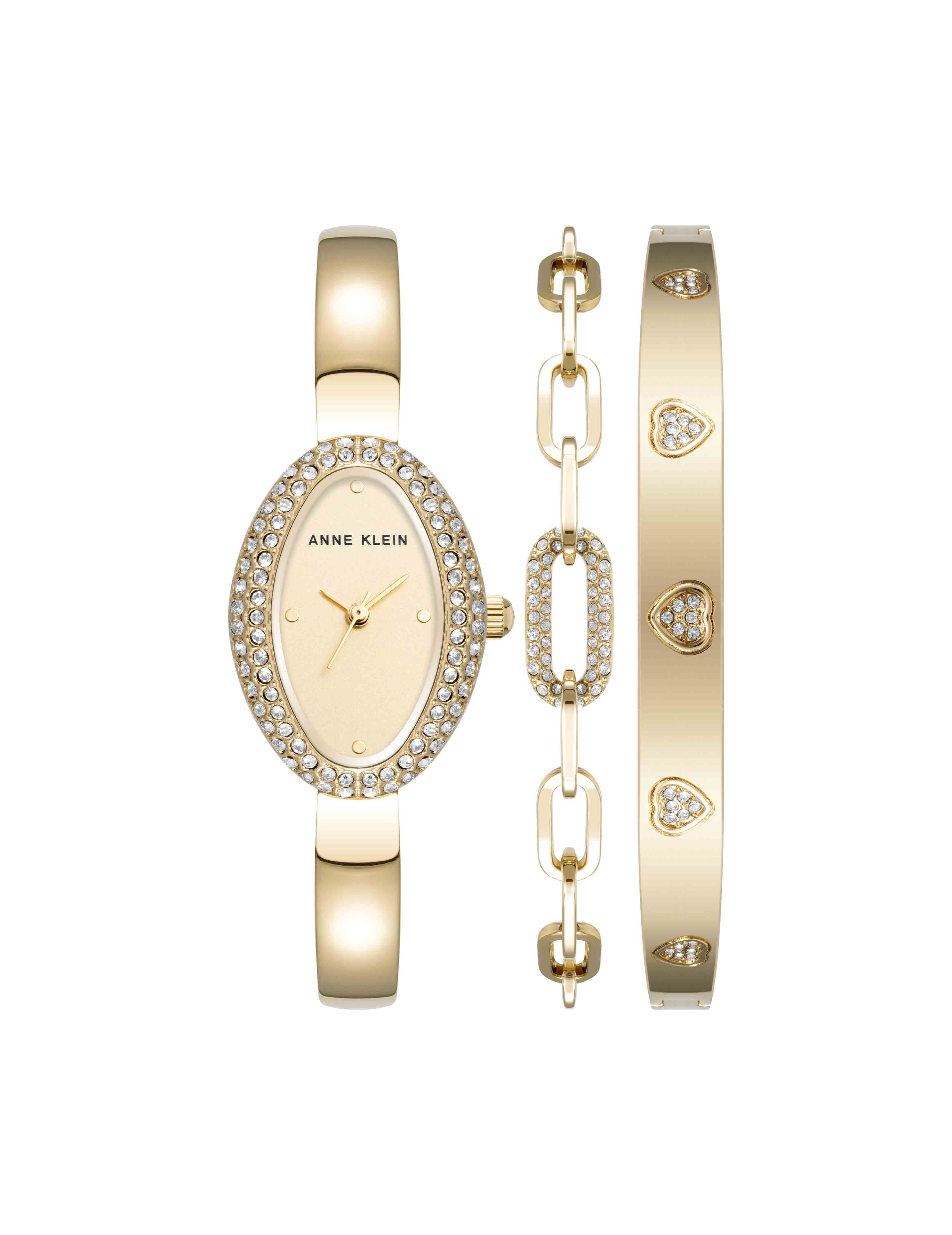 Anne klein watch and bracelet set hotsell