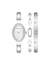 Anne Klein Silver-Tone Devoted Watch And Bracelet Set