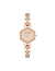 Anne Klein Rose Gold-Tone Petite Hexagonal Bracelet Watch