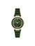 Anne Klein Green/Gold-Tone Ceramic Bracelet and Bezel Watch