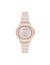 Anne Klein Rose Gold-Tone/Blush Pink Ceramic Bracelet and Bezel Watch