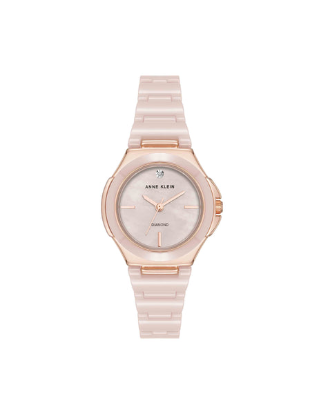 Ceramic Bracelet & Bezel Watch with Diamond | Anne Klein display picture 1