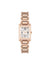 Anne Klein Rose Gold-Tone Classic Rectangular Roman Numeral Watch