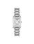 Anne Klein Silver-Tone Classic Rectangular Roman Numeral Watch