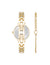 Anne Klein  Round Gemstone Bangle Watch Set