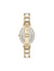 Anne Klein  Oval Diamond Accented Bangle Watch