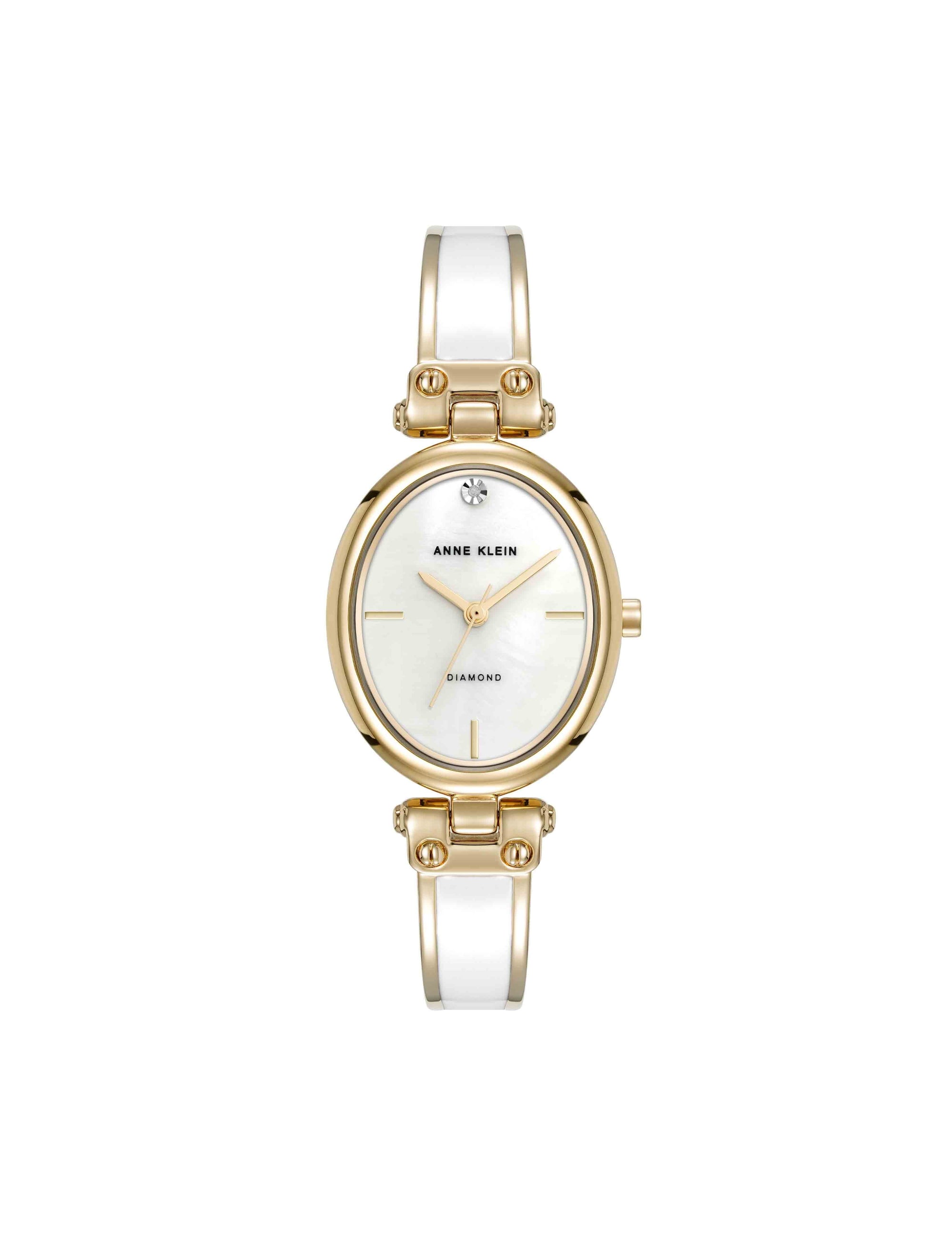Klein Designer Anne Klein Brand Review Oval Diamond Accented