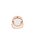 Anne Klein  Faceted Crystal Ring Watch