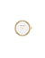 Anne Klein Two-Tone Faceted Crystal Ring Watch