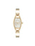 Anne Klein Gold-Tone Cushion Case Bangle Watch