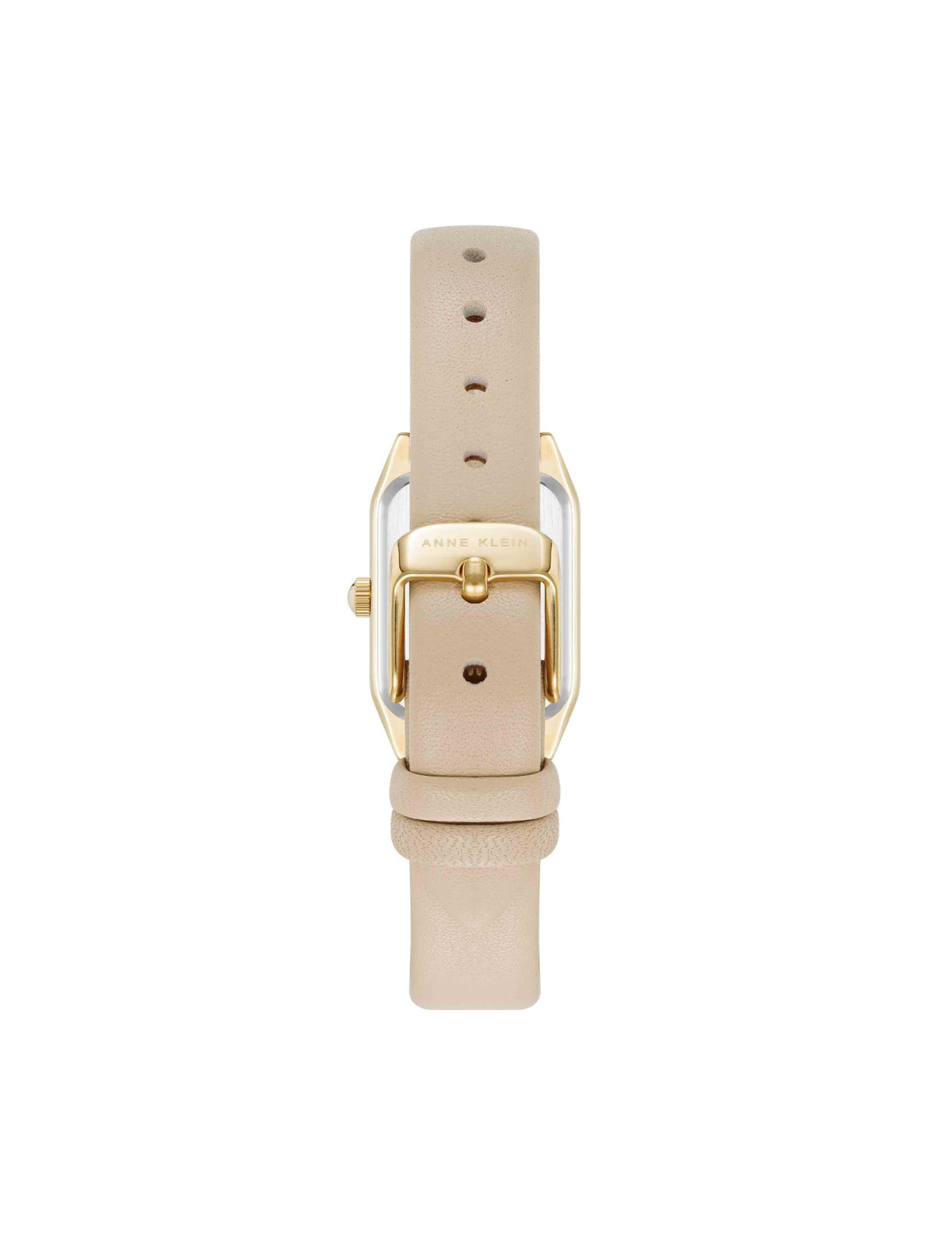 Anne Klein  Consider It Octagonal Leather Band Watch