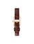 Anne Klein  Consider It Octagonal Leather Band Watch