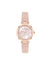 Anne Klein Rose Gold-Tone/Blush Pink Consider It Round Leather Band Watch