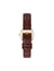 Anne Klein  Consider It Oval Case Leather Watch