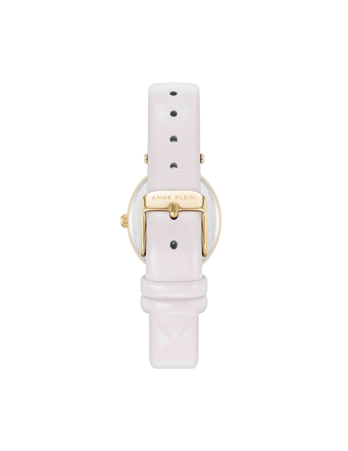 Anne Klein Consider It Oval Case Leather Watch