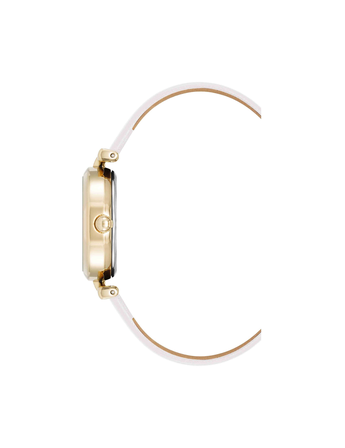 Anne Klein Consider It Oval Case Leather Watch