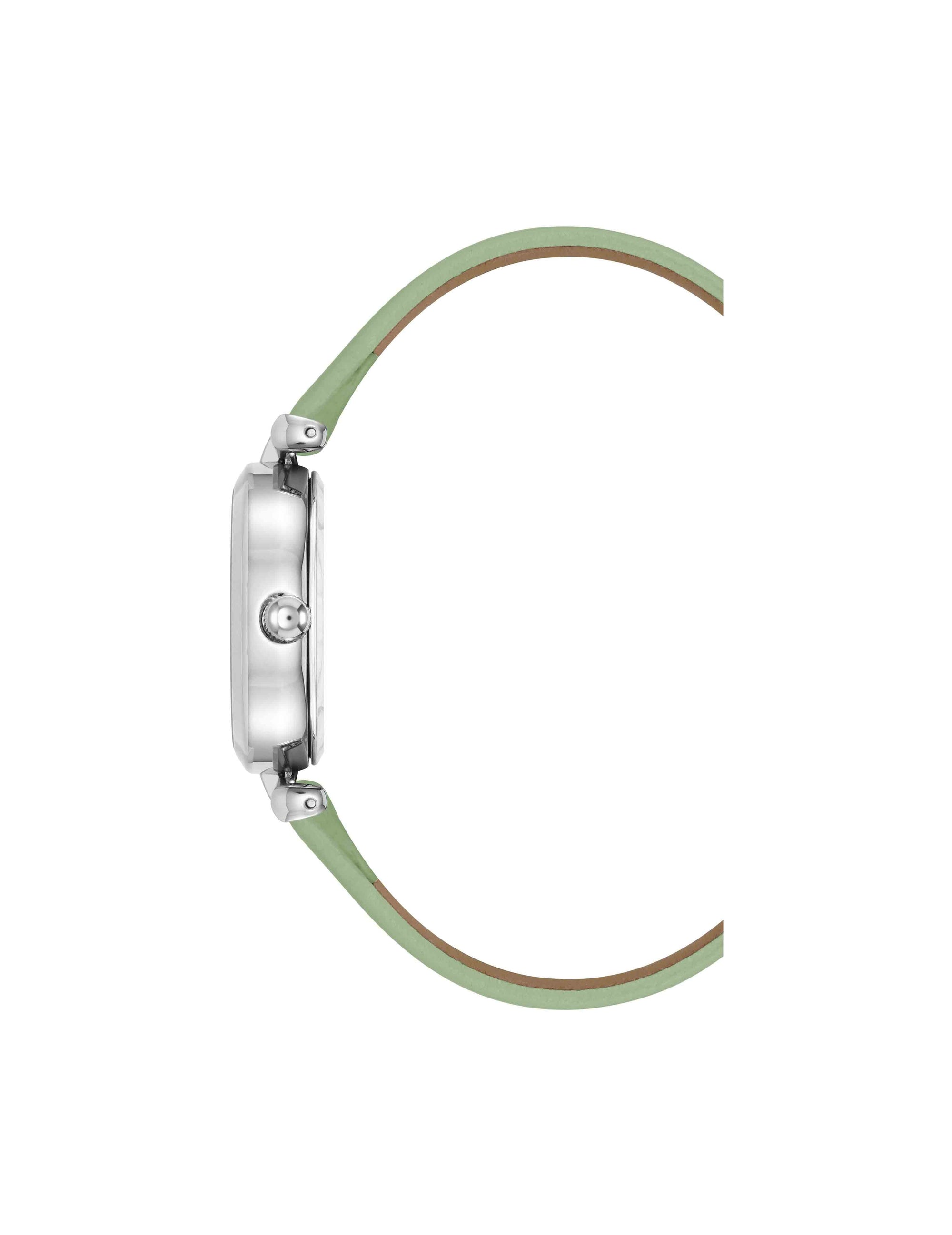 Anne Klein Consider It Oval Case Leather Watch