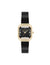 Anne Klein Black/Gold-Tone Premium Crystal Square Bangle Watch