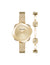 Anne Klein Gold-Tone Elegant Hidden Crystal Watch Set