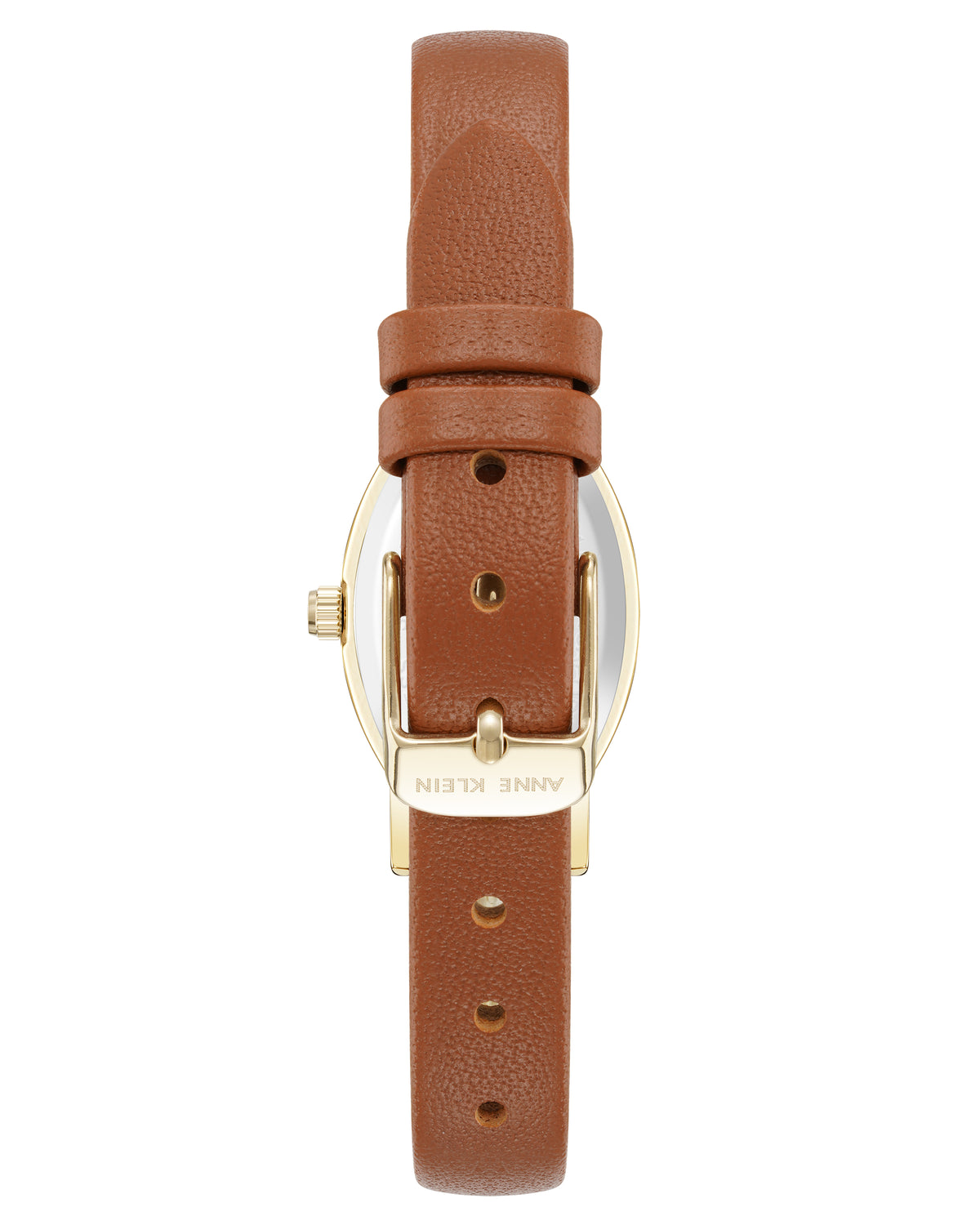 Oval Leather Strap Watch
