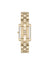 Anne Klein  Premium Crystal Accented Grooved Link Bracelet Watch