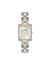 Anne Klein Two-Tone Premium Crystal Accented Grooved Link Bracelet Watch