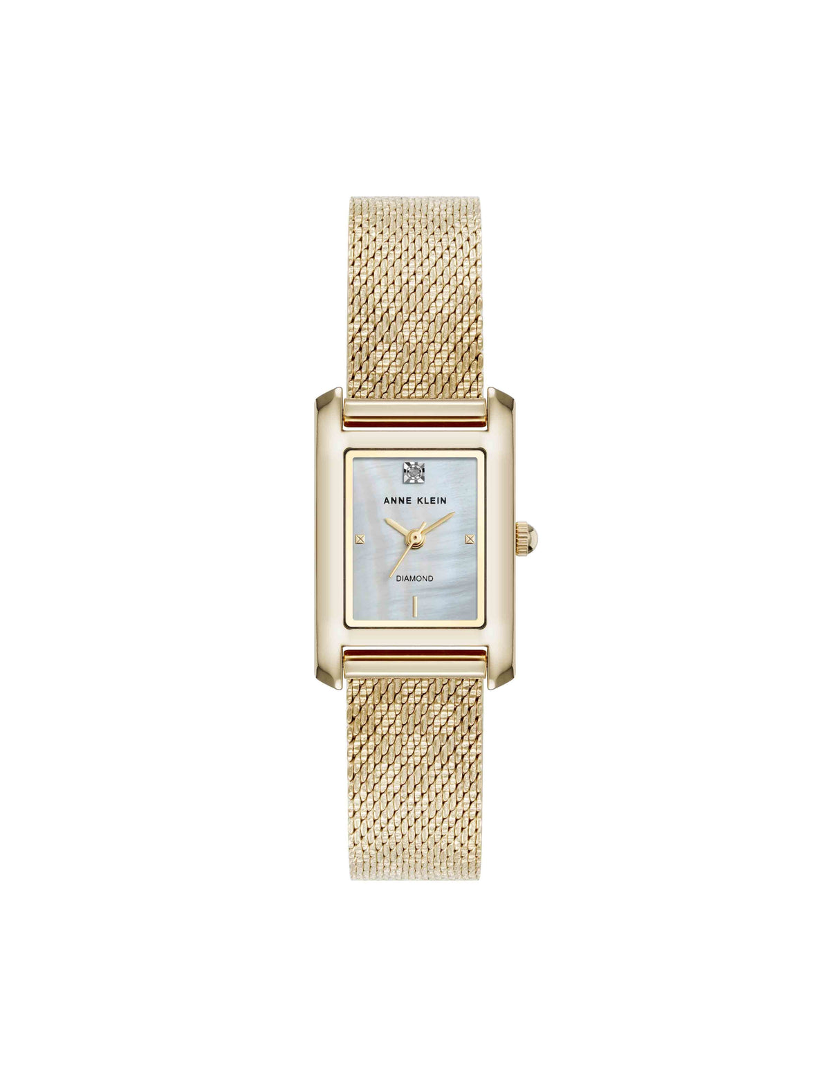 Anne Klein Petite Diamond Dial Bracelet Watch