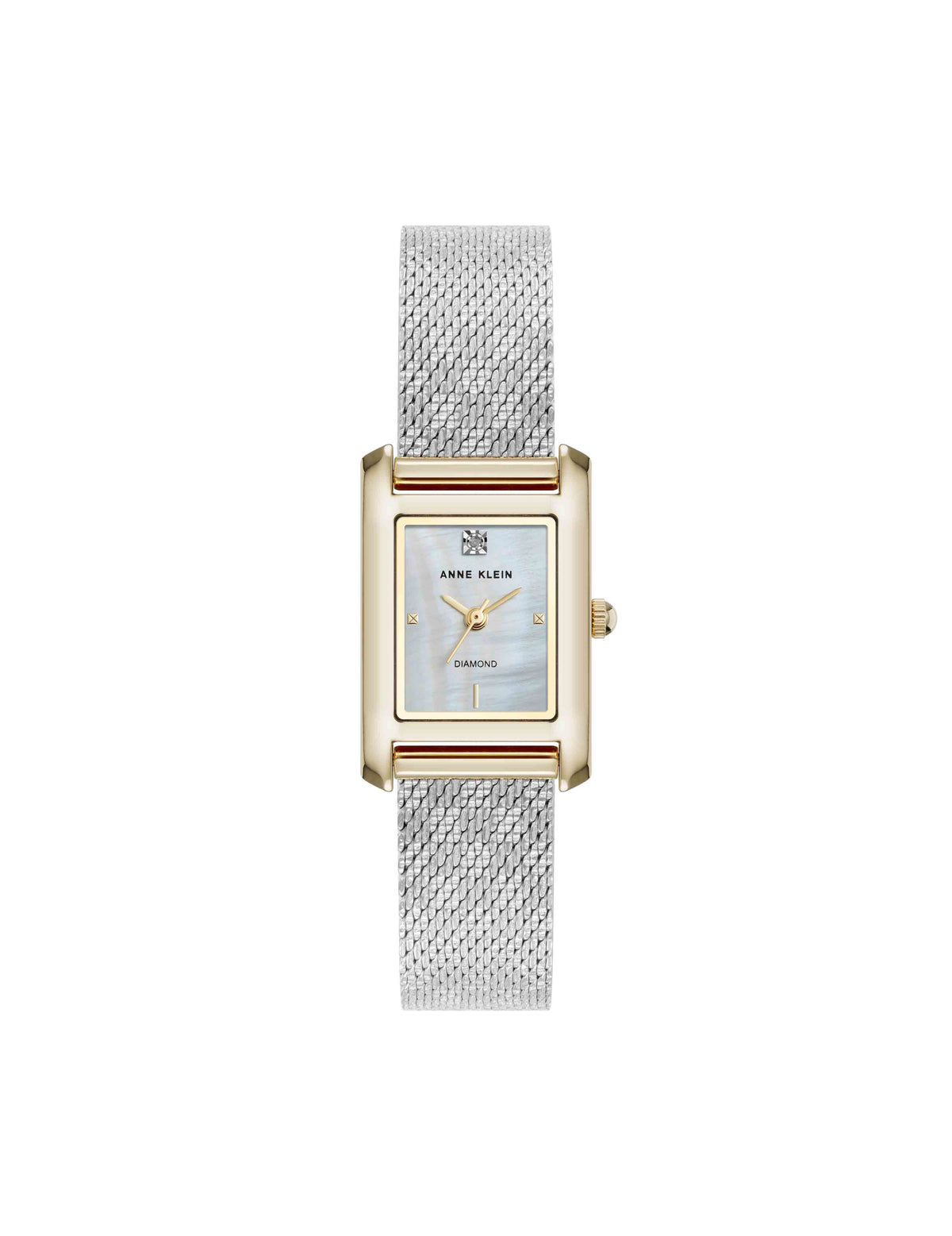 Anne Klein Petite Diamond Dial Bracelet Watch