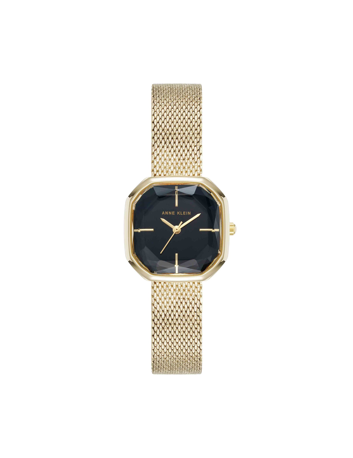 Anne Klein Estate Octagonal Stainless Steel Mesh Watch