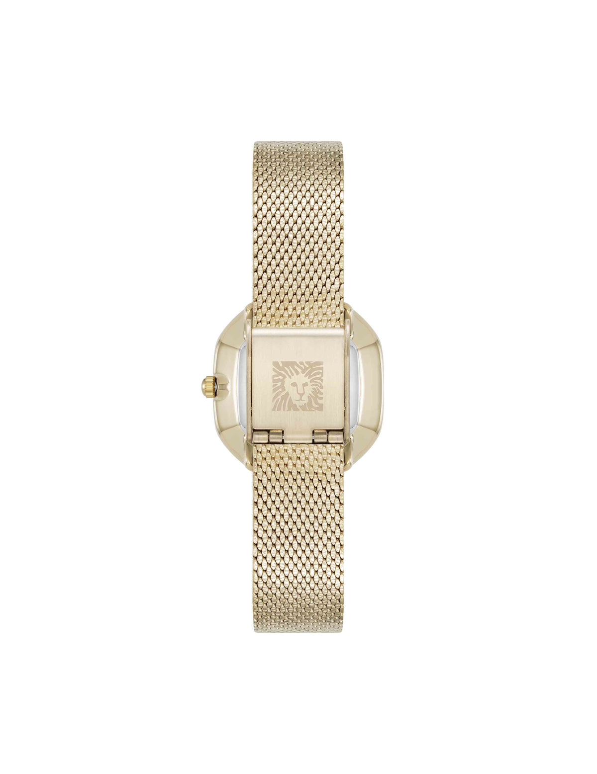 Anne Klein Estate Octagonal Stainless Steel Mesh Watch