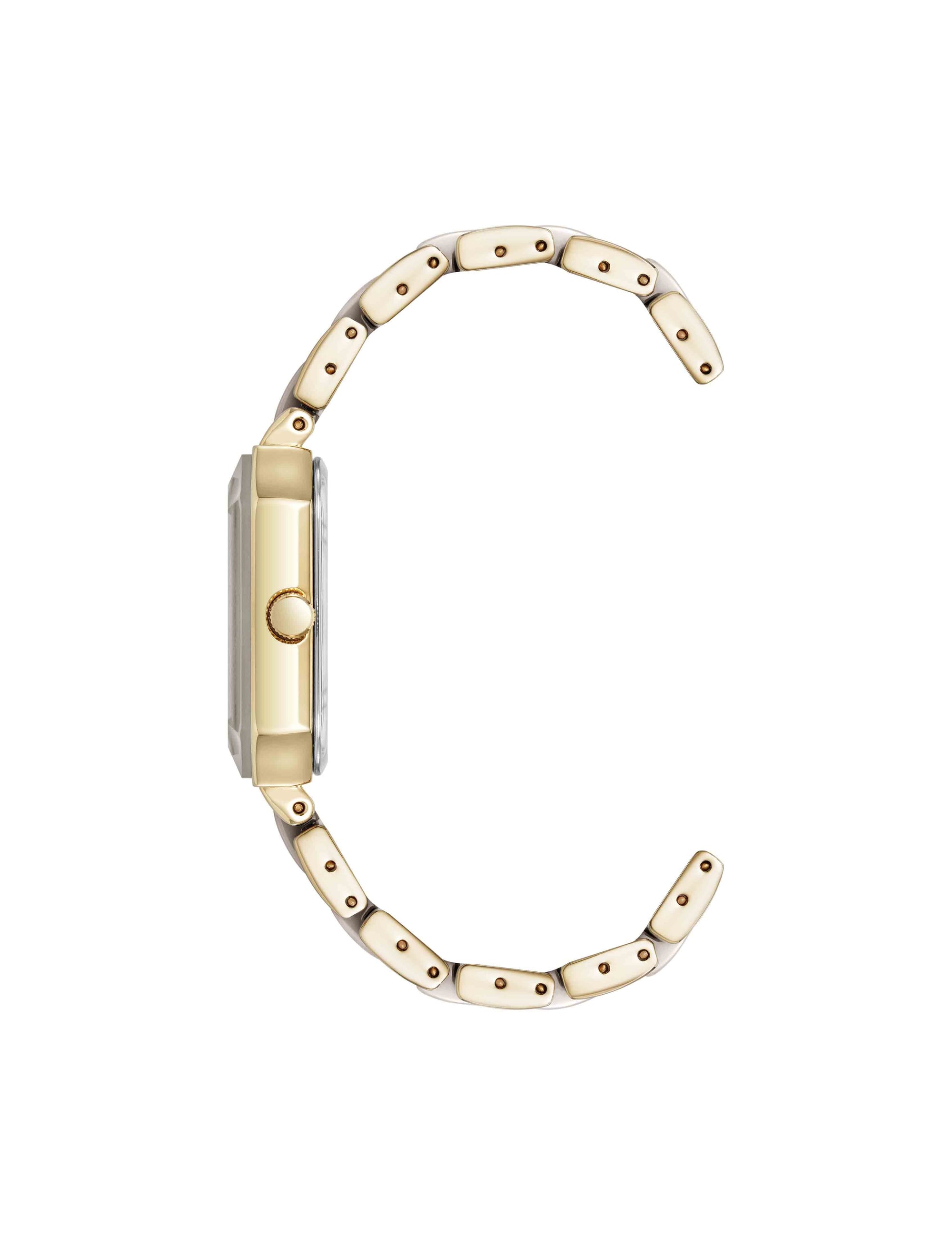 Anne Klein Octagonal Shaped Ceramic Bracelet Watch