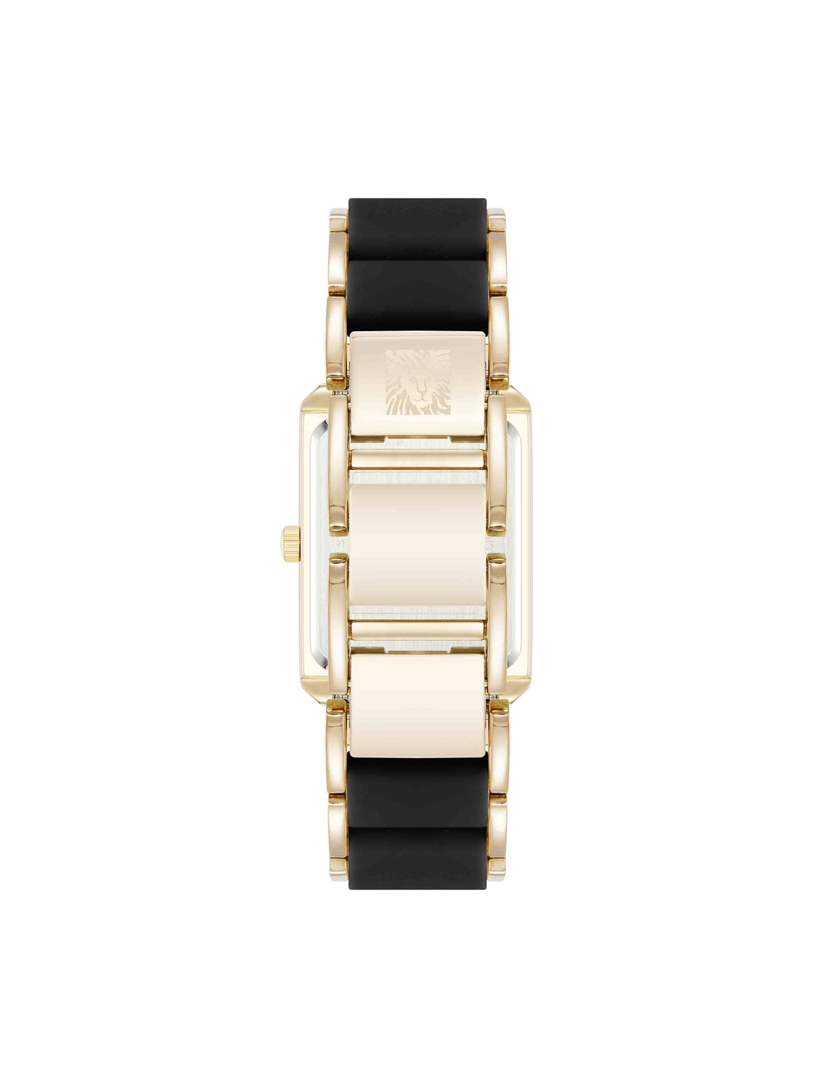 Anne Klein Rectangular Silicone Bracelet Watch