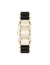 Anne Klein Rectangular Silicone Bracelet Watch