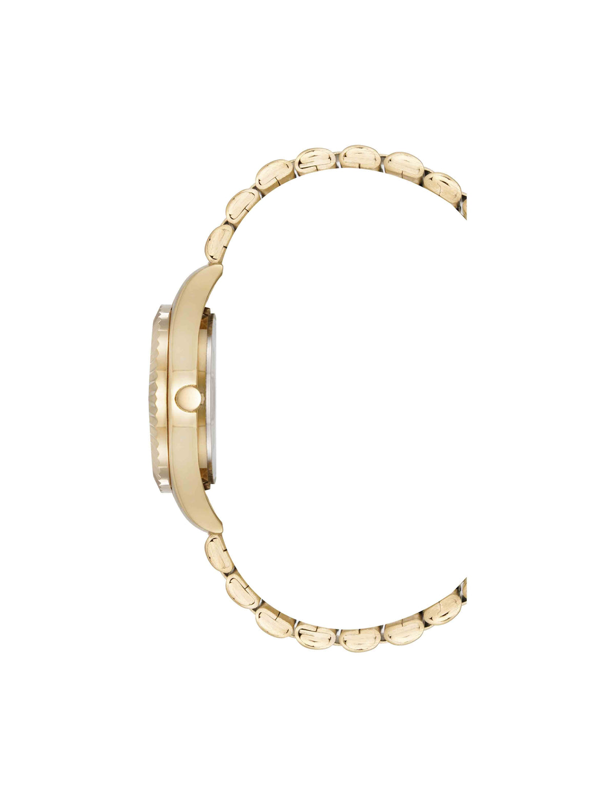 Anne Klein Stainless Steel Floral Dial Watch