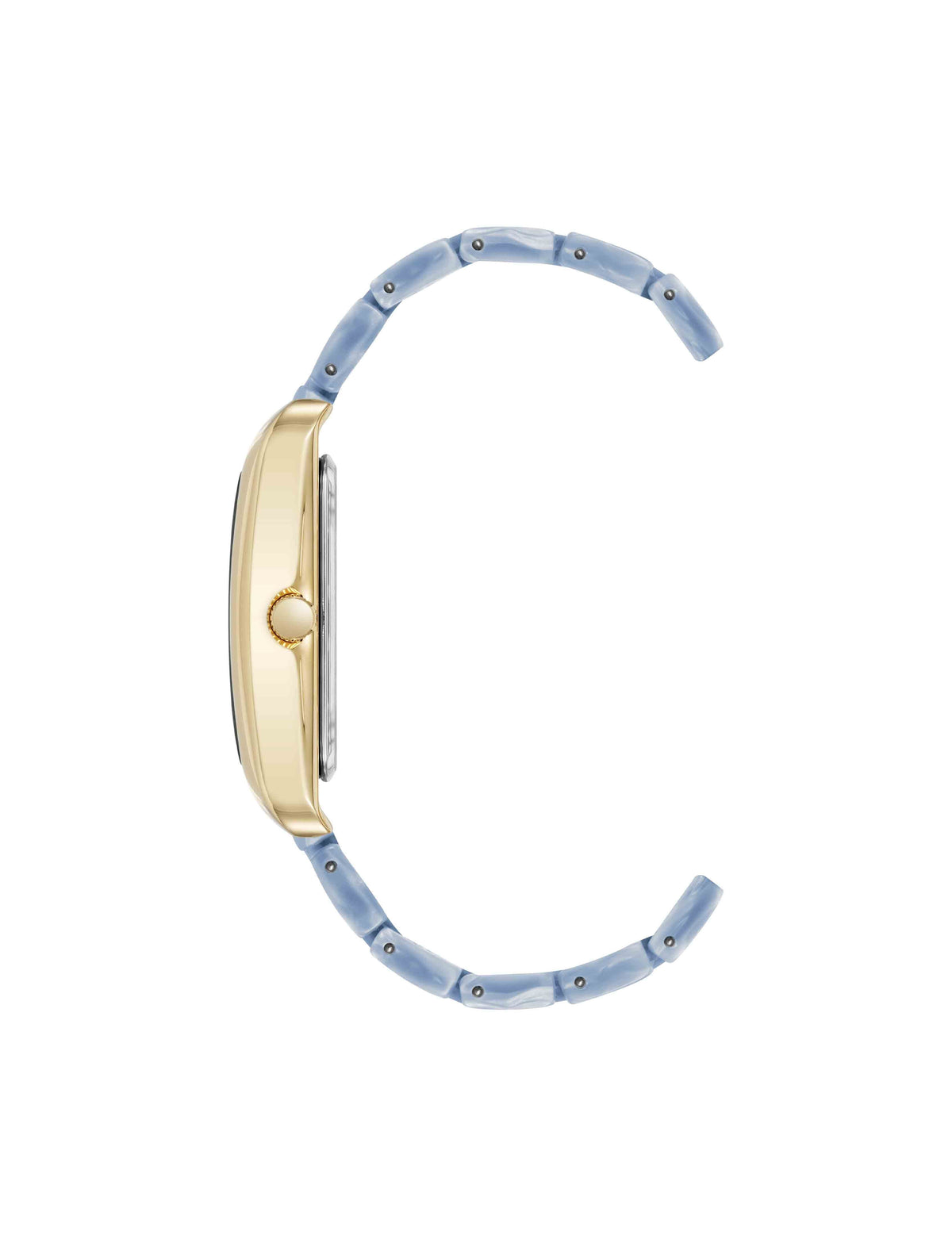 Anne Klein Delicate Rectangular Acetate Link Bracelet Watch