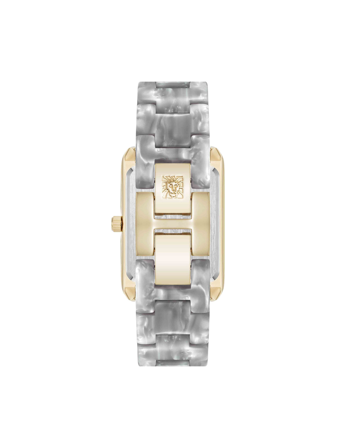 Anne Klein Delicate Rectangular Acetate Link Bracelet Watch