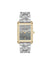 Anne Klein Light Grey/Gold-Tone Delicate Rectangular Acetate Link Bracelet Watch