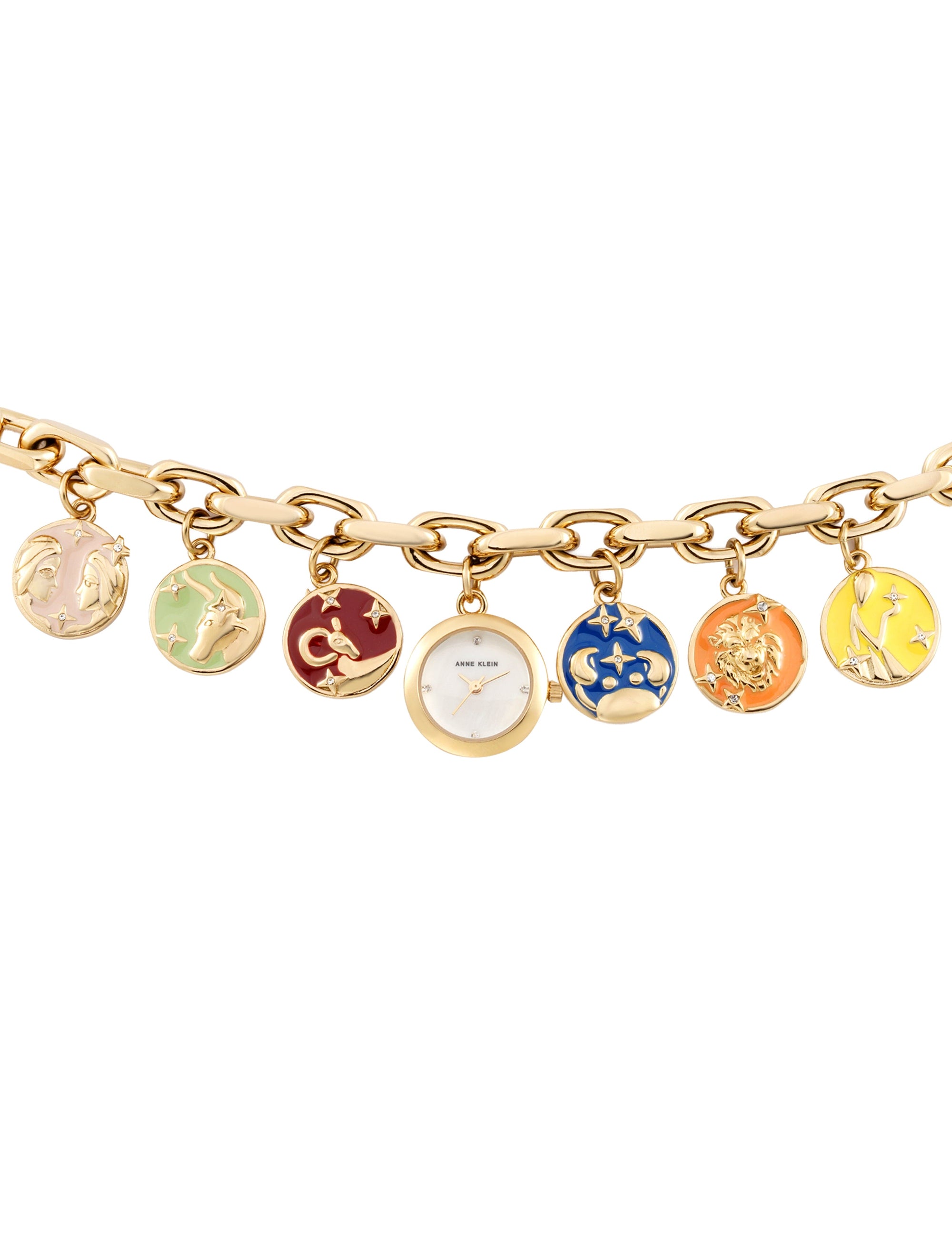 Zodiac Charm Bracelet Watch