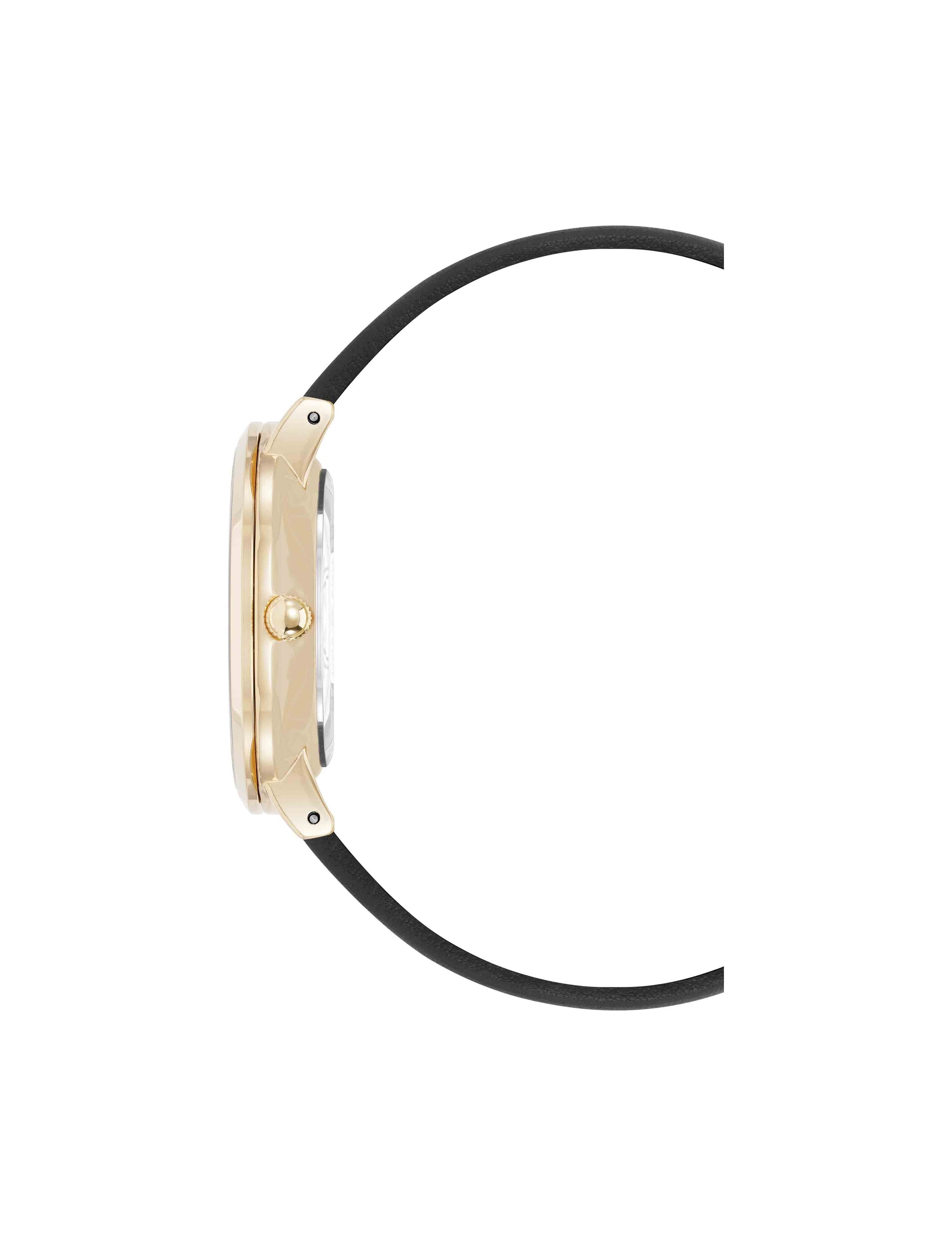 Anne Klein Patterned Dial Strap Watch