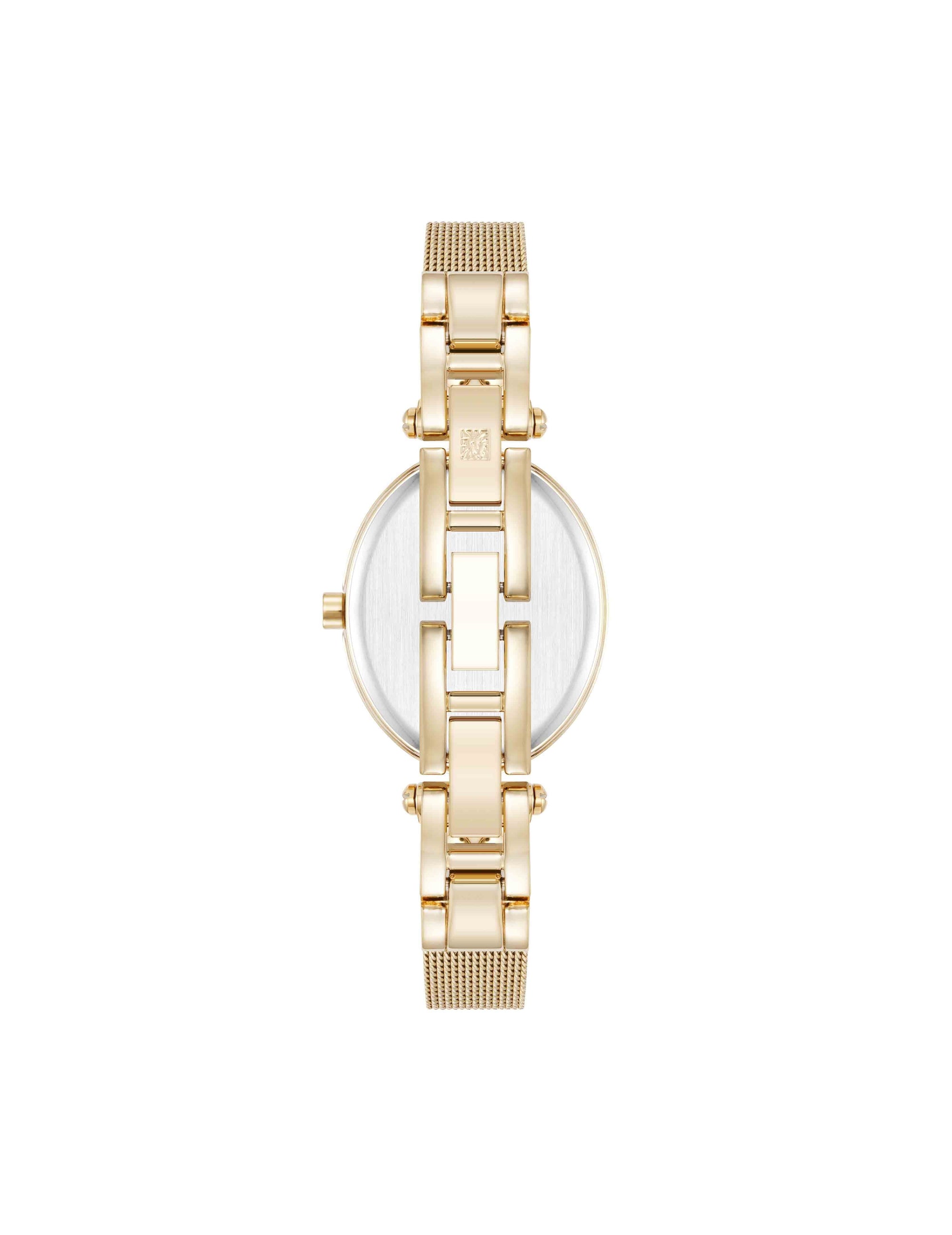 Anne Klein Oval Mesh Bracelet Watch