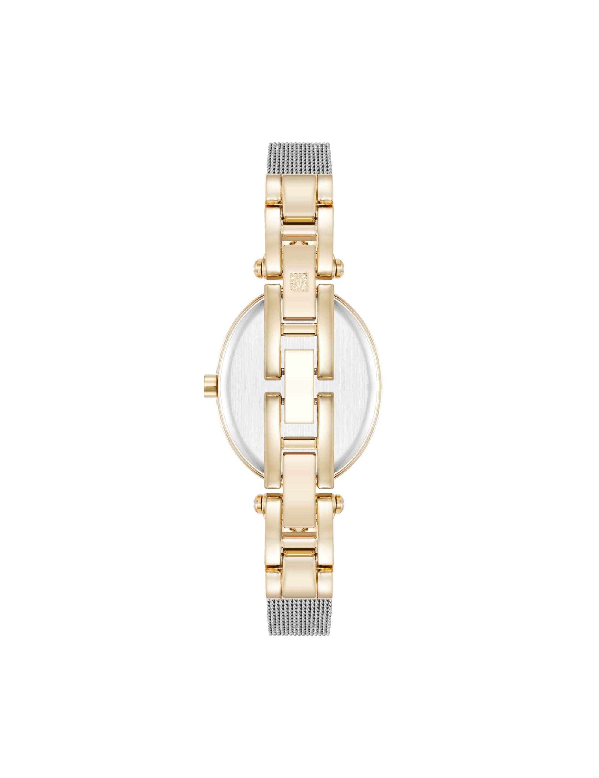 Anne Klein Oval Mesh Bracelet Watch