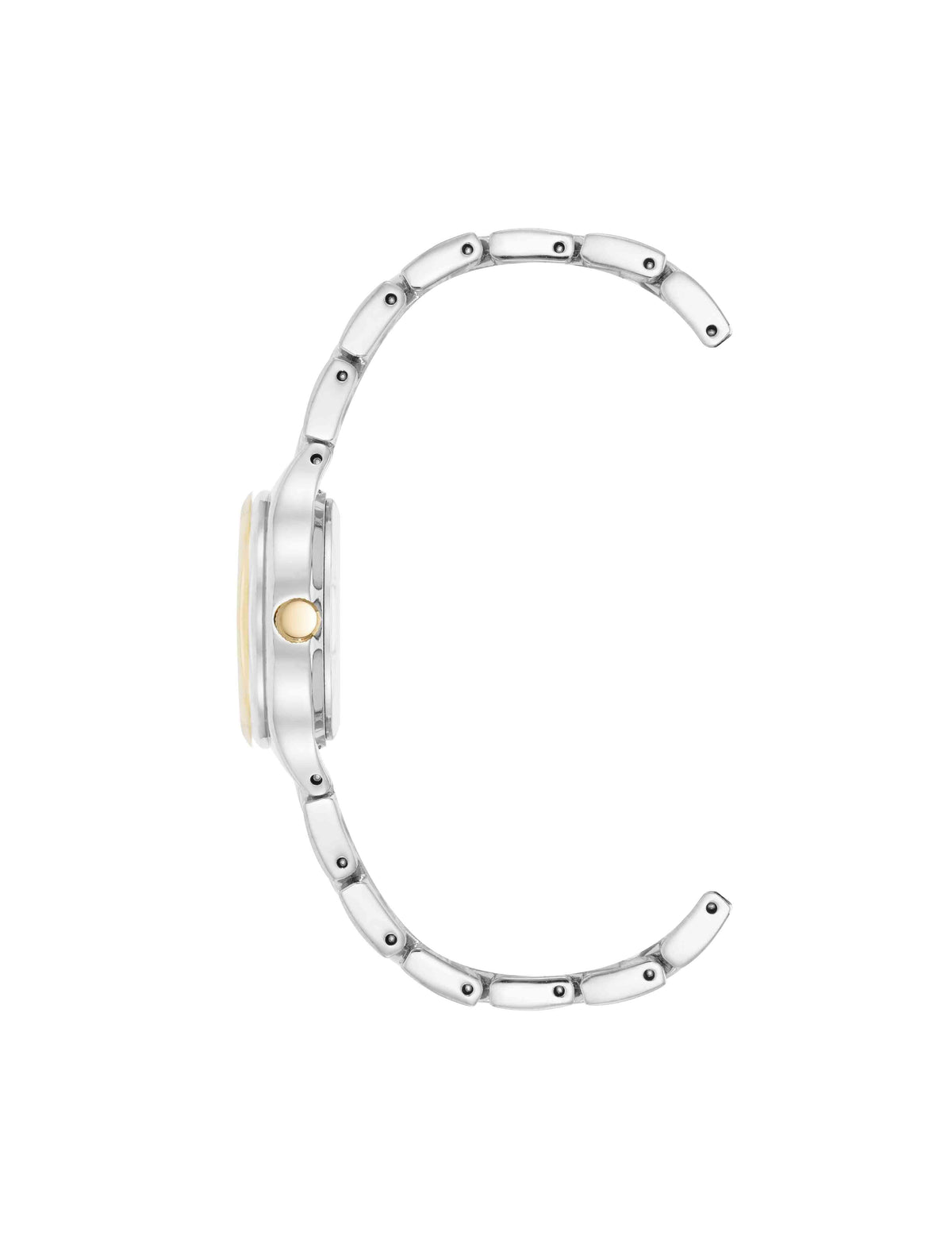 Anne Klein Shell Pattern Link Bracelet Watch