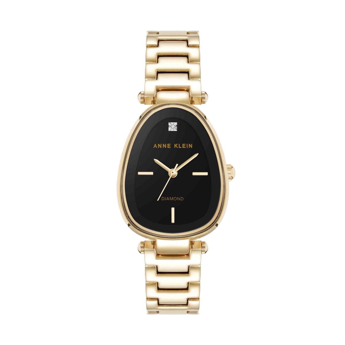 Women\'s Gold Black Stainless Steel Water Resistant Bracelet Adjustable Watch Black Chic Watch for Women Gold Plated Seagull, Minimalist  main image 2