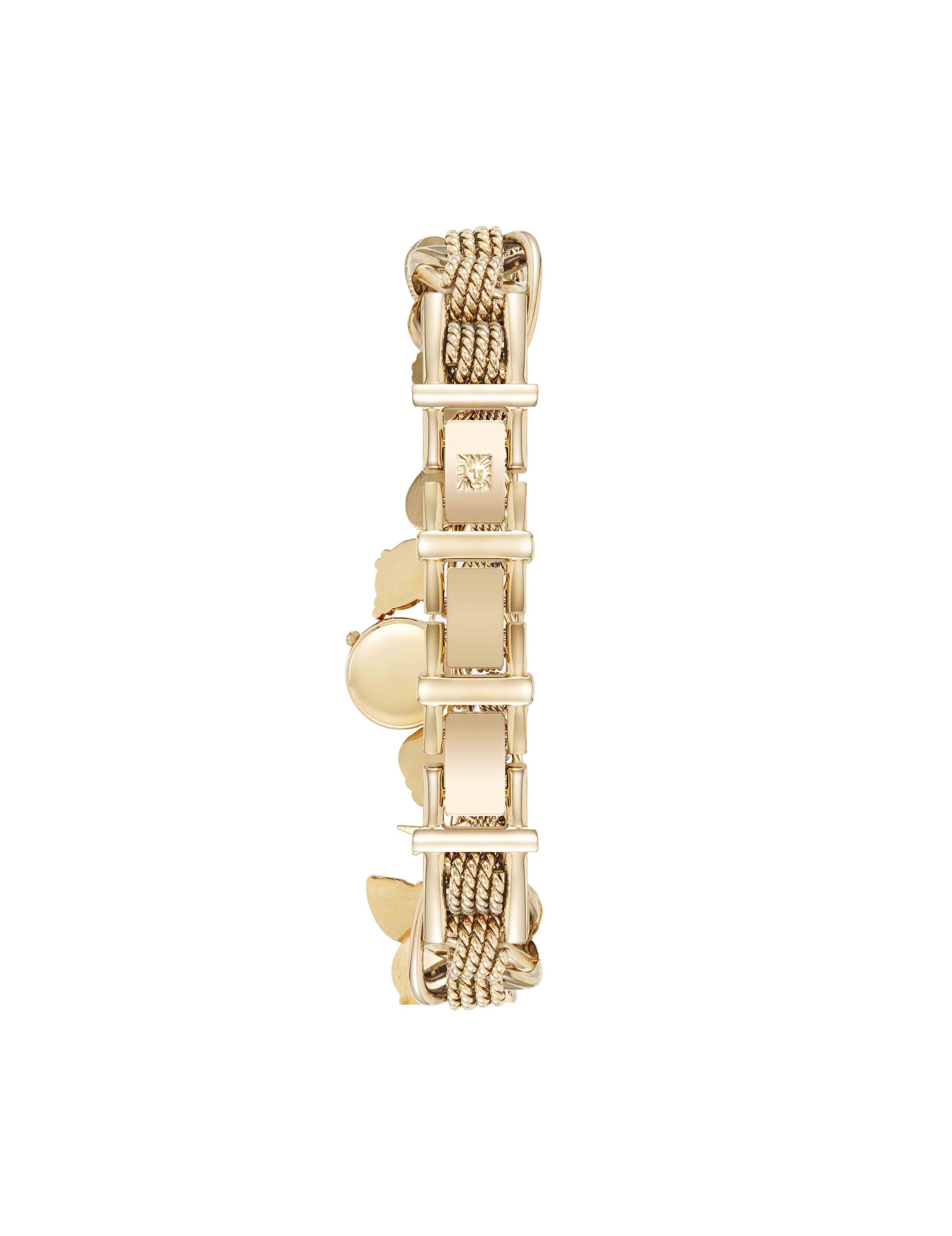Anne Klein Gemstone Charm Bracelet Watch